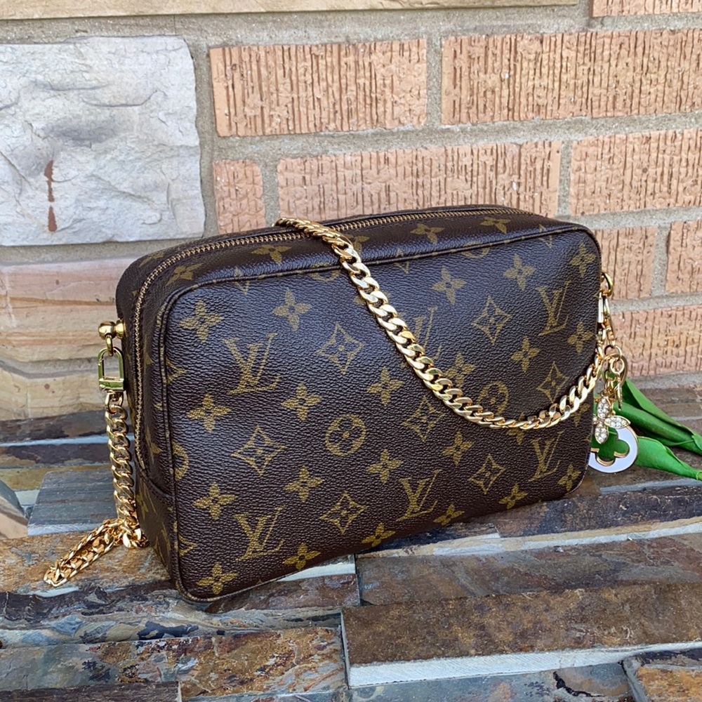 Louis Vuitton Brown Monogram Crossbody Bag